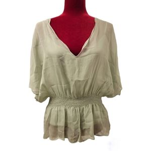 DKNY 2 pc cami & sheer flowy top